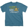 thumbnail image 1 of Garfield Body Language S/S Youth 18/1 T-Shirt Slate, 1 of 2