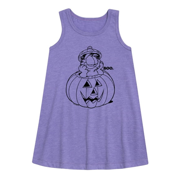 Garfield - Boo Pumpkin - Toddler and Youth Girls A-line Dress