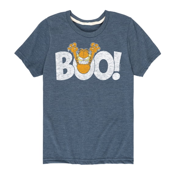 Garfield - Boo - Toddler And Youth Short Sleeve Graphic T-Shirt