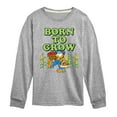thumbnail image 1 of Garfield - Born To Grow - Toddler & Youth Long Sleeve Graphic T-Shirt, 1 of 5