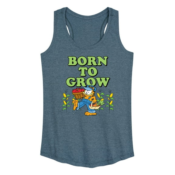 Garfield - Born To Grow - Women's Racerback Tank Top