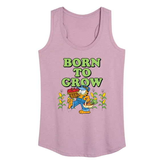 Garfield - Born To Grow - Women's Racerback Tank Top