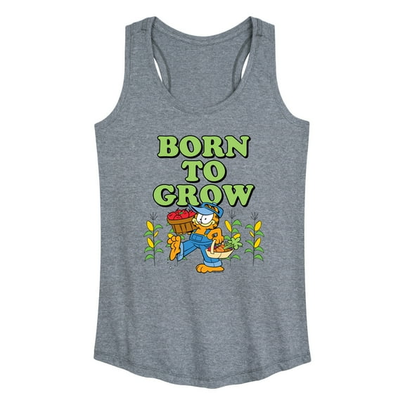 Garfield - Born To Grow - Women's Racerback Tank Top