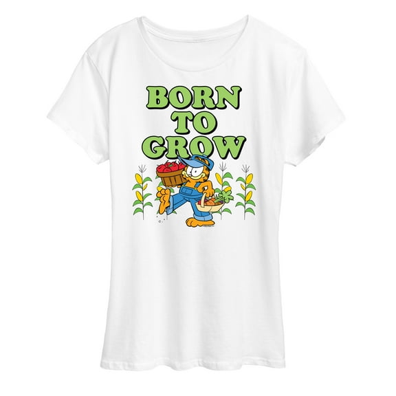 Garfield - Born To Grow - Women's Short Sleeve Graphic T-Shirt