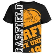 NICKELODEON Garfield Boy T-Shirt (1-14 Years Old) Toddlers to Kids Party Outfit Tee Gift 10 Bk/Wp SS