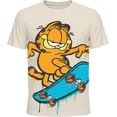 thumbnail image 1 of Garfield Boy T-Shirt (1-14 Years Old) Toddlers to Kids Party Outfit Tee Gift 13 Ecru SS, 1 of 8