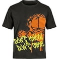 thumbnail image 1 of Nickelodeon Garfield Boys Graphic T-Shirt, Short Sleeve Shirt for Toddlers and Kids, Black/Orange, 1 of 7