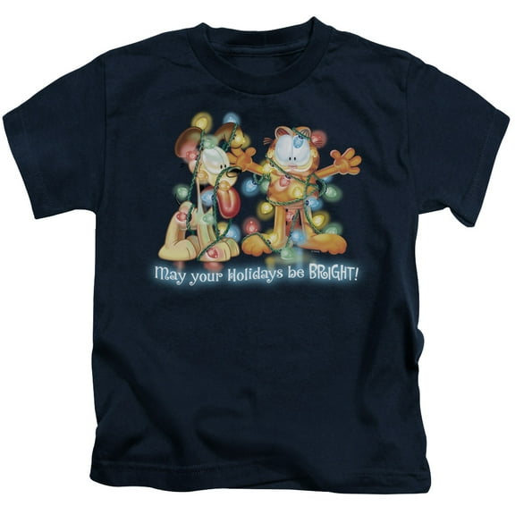 Garfield - Bright Holidays - Juvenile Short Sleeve Shirt - 7