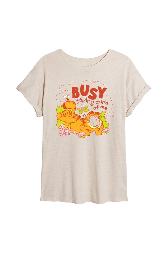 - Busy Taking Care Of Me - Women's Oversized Graphic T-Shirt