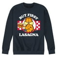 thumbnail image 1 of Garfield - But First, Lasagna - Men's Crew Neck Fleece Pullover, 1 of 5
