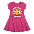 thumbnail image 1 of Garfield - But First, Lasagna - Toddler And Youth Girls Fit And Flare Dress, 1 of 1