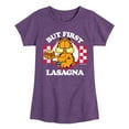 thumbnail image 1 of Garfield - But First, Lasagna - Toddler And Youth Girls Short Sleeve Graphic T-Shirt, 1 of 5