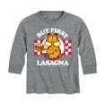 thumbnail image 1 of Garfield - But First, Lasagna - Toddler And Youth Long Sleeve Graphic T-Shirt, 1 of 5