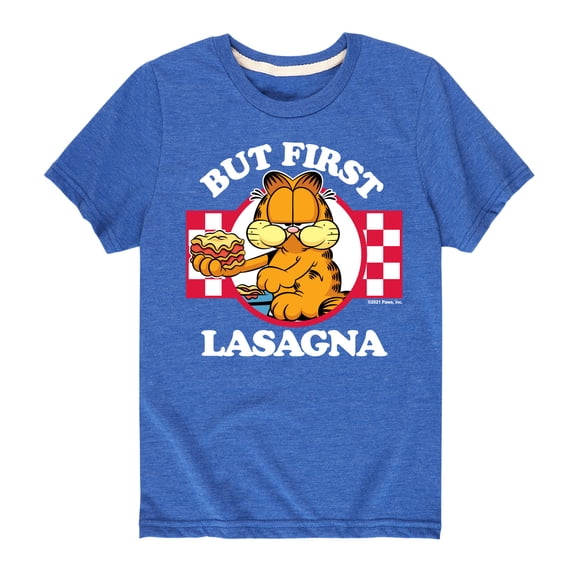 Garfield - But First, Lasagna - Toddler And Youth Short Sleeve Graphic T-Shirt