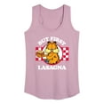 thumbnail image 1 of Garfield - But First Lasagna - Women's Racerback Tank Top, 1 of 5