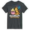 thumbnail image 1 of Garfield - Candles Who's Counting Birthday - Men's Short Sleeve Graphic T-Shirt, 1 of 5