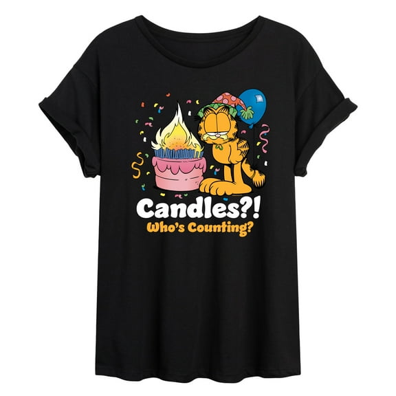 Garfield - Candles Who's Counting - Women's Oversized T-Shirt