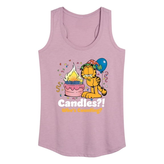 Garfield - Candles Who's Counting - Women's Racerback Tank Top