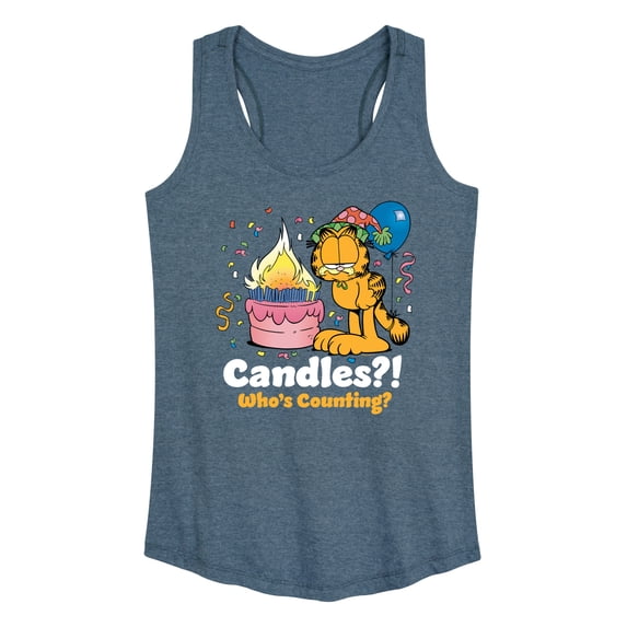 Garfield - Candles Who's Counting - Women's Racerback Tank Top