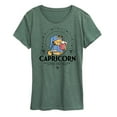 thumbnail image 1 of Garfield - Capricorn Garfield Astrology - Womens Short Sleeve Graphic T-Shirt, 1 of 4