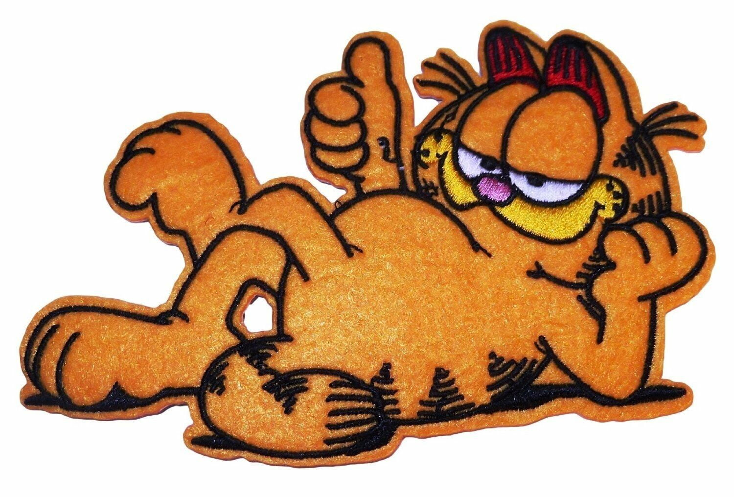 Garfield Patch Cat Embroidered Badge Iron Sew On Clothes Bag Embroidery Applique - Foto 6