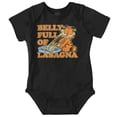 thumbnail image 1 of Garfield Cartoon Full of Lasagna Romper Boys or Girls Infant Baby Brisco Brands 12M, 1 of 6
