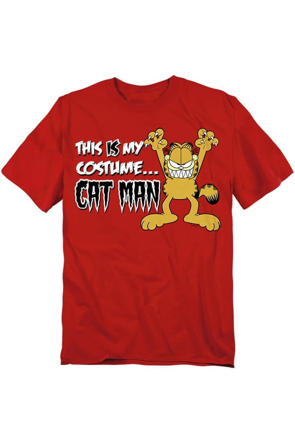 Garfield T-Shirt Cat Man Unisex Graphic Tee For Men & Women