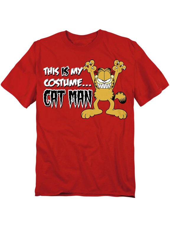 Garfield T-Shirt Cat Man Unisex Graphic Tee For Men & Women