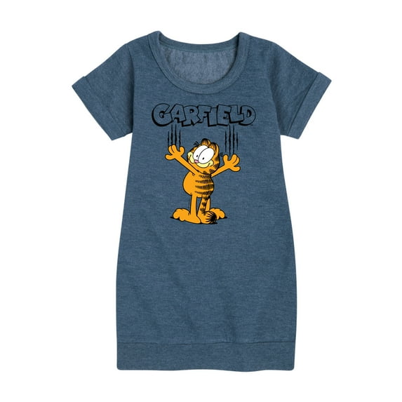 Garfield - Cat Scratches - Toddler & Youth Girls Fleece Dress