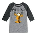 thumbnail image 1 of Garfield - Cat Scratches - Toddler & Youth Raglan Graphic T-Shirt, 1 of 5