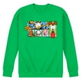 thumbnail image 1 of Garfield -  Character Grid - Men's Crew Neck Fleece Pullover, 1 of 1