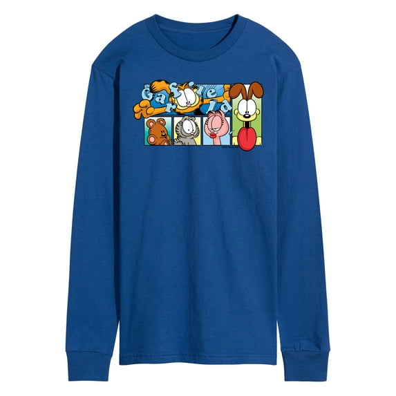 Garfield - Character Grid - Men's Long Sleeve T-Shirt