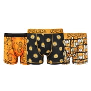 Garfield Character Prints Men's 3-Pack Boxer Briefs-Large