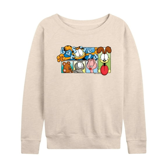 Garfield - Characters - Women's Lightweight French Terry Long Sleeve Shirt