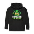 thumbnail image 1 of Garfield - Charmed I'm Sure - Men's Pullover Hooded Fleece Sweatshirt, 1 of 5