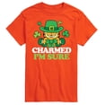 thumbnail image 1 of Garfield - Charmed I'm Sure St. Patrick's Day - Men's Short Sleeve Graphic T-Shirt, 1 of 5
