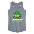 thumbnail image 1 of Garfield - Charmed I'm Sure - Women's Racerback Tank Top, 1 of 4