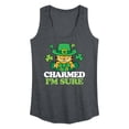 thumbnail image 1 of Garfield - Charmed I'm Sure - Women's Racerback Tank Top, 1 of 4