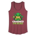 thumbnail image 1 of Garfield - Charmed I'm Sure - Women's Racerback Tank Top, 1 of 4