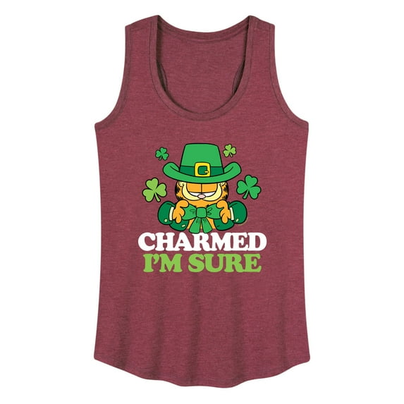 Garfield - Charmed I'm Sure - Women's Racerback Tank Top