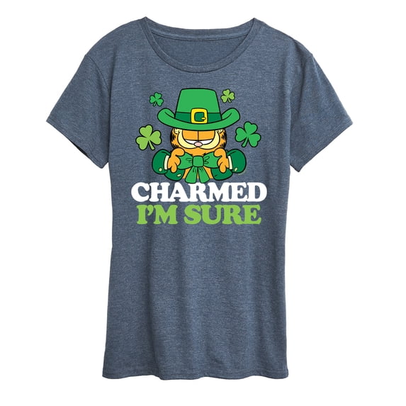 Garfield - Charmed I'm Sure - Women's Short Sleeve Graphic T-Shirt
