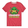 thumbnail image 1 of Garfield - Charmed Im Sure - Toddler And Youth Short Sleeve Graphic T-Shirt, 1 of 5