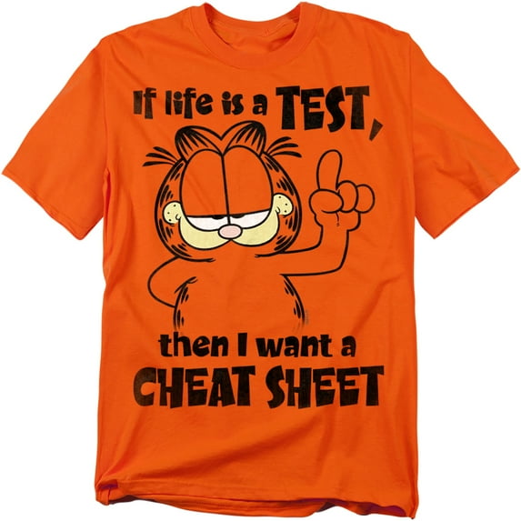 Garfield - Cheat Sheet - Short Sleeve Shirt - Small