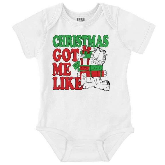 Garfield Christmas Got Me Like Baby Romper Boys or Girls