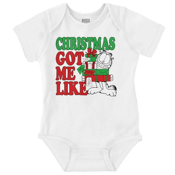 Garfield Christmas Got Me Like Baby Romper Boys or Girls