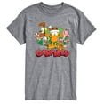 thumbnail image 1 of Garfield - Christmas Group - Men's Short Sleeve Graphic T-Shirt, 1 of 5