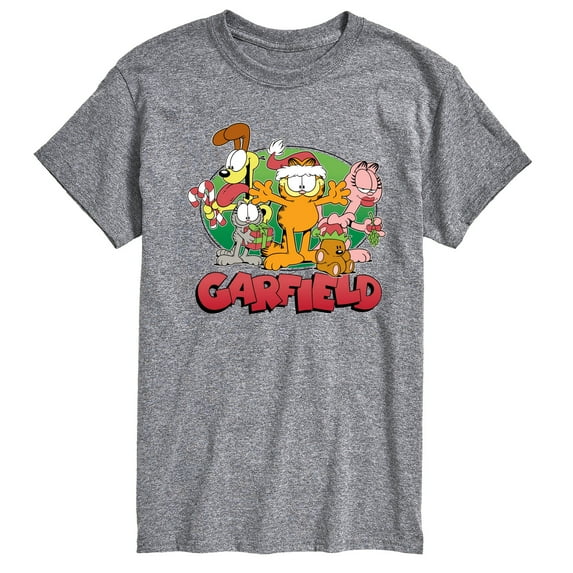 Garfield - Christmas Group - Men's Short Sleeve Graphic T-Shirt