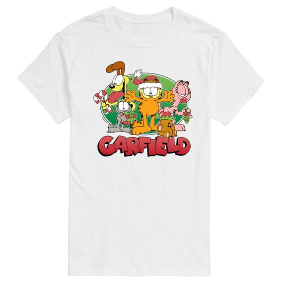 Garfield - Christmas Group - Men's Short Sleeve Graphic T-Shirt