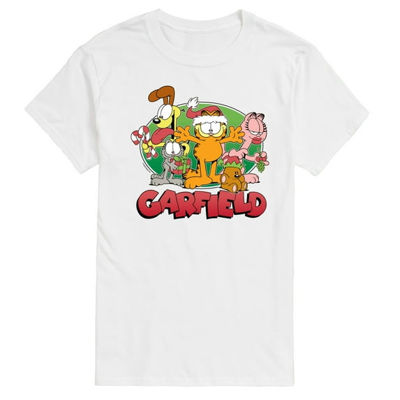 Garfield - Christmas Group - Men's Short Sleeve Graphic T-Shirt