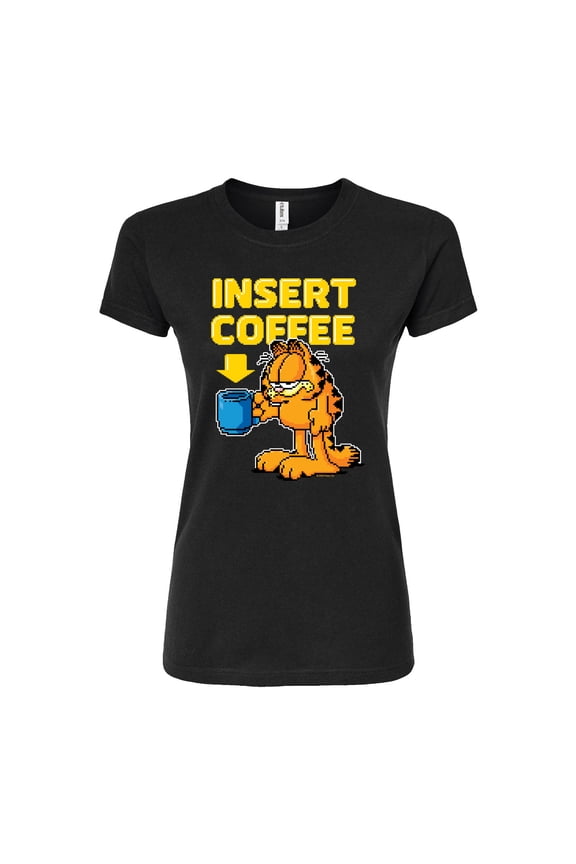 - Coffee - Juniors Fitted Graphic T-Shirt